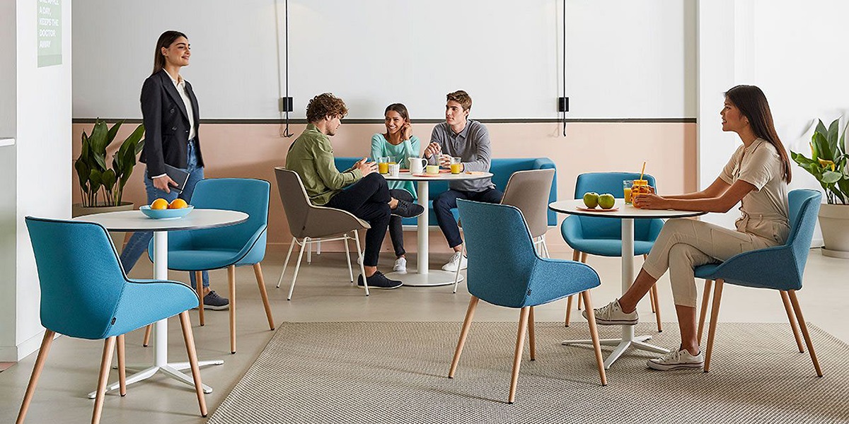 Bàn ghế pantry văn phòng