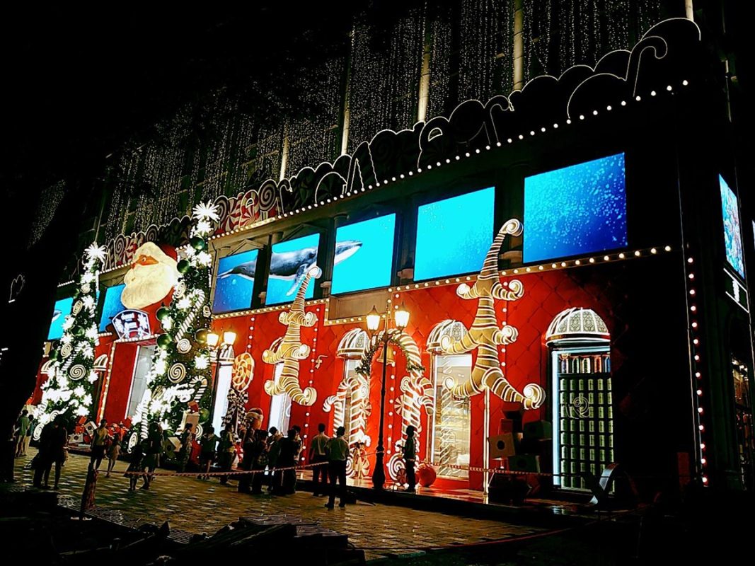 Điểm check in noel Diamond plaza tphcm