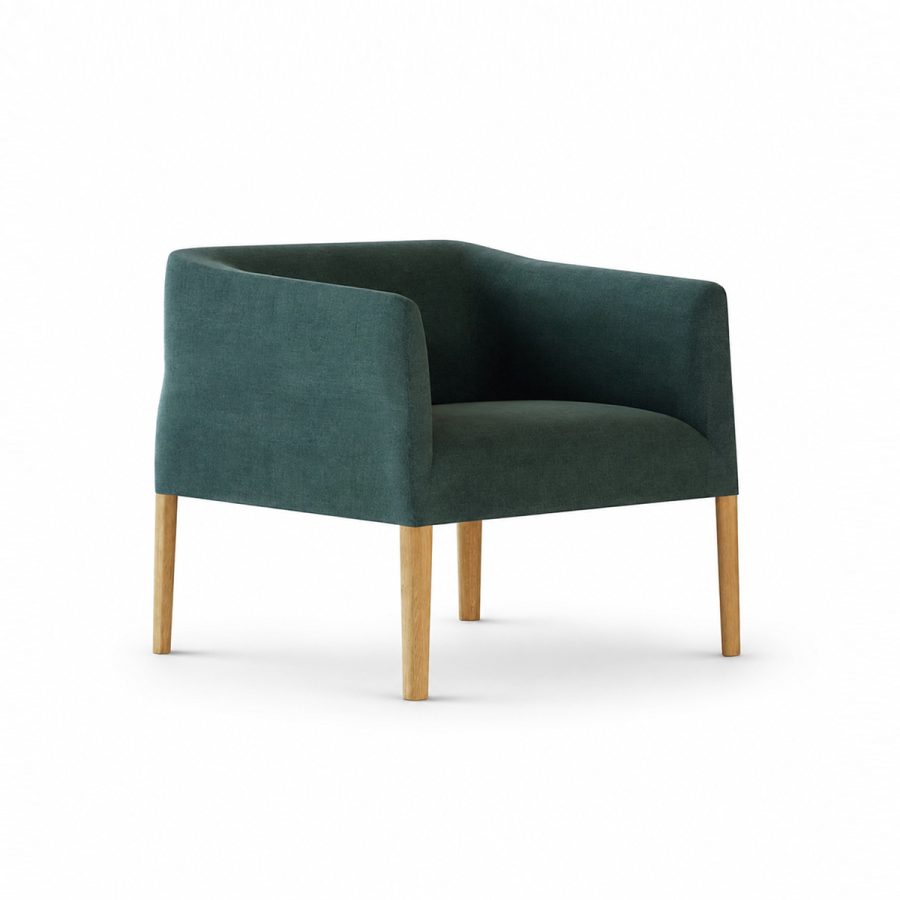 Ghế Armchair Vải Nỉ Sang Trọng