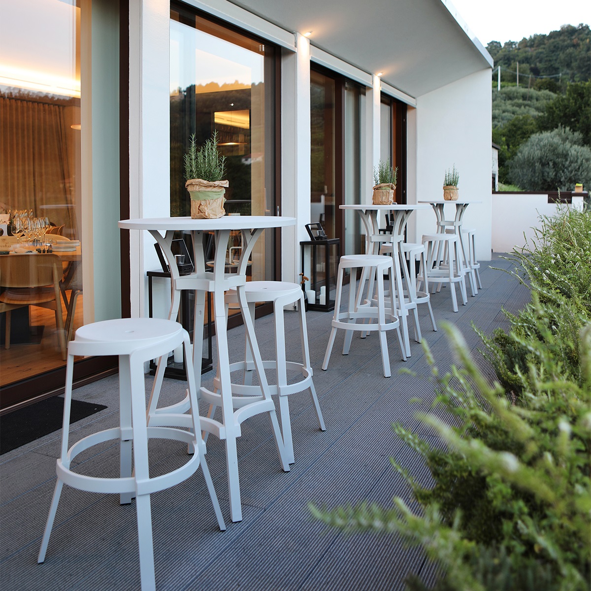 Ghế bar cao sự kiện ngoài trời