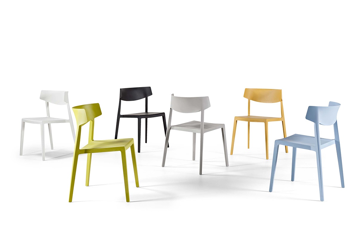 Ghế cafe nhựa đúc cao cấp