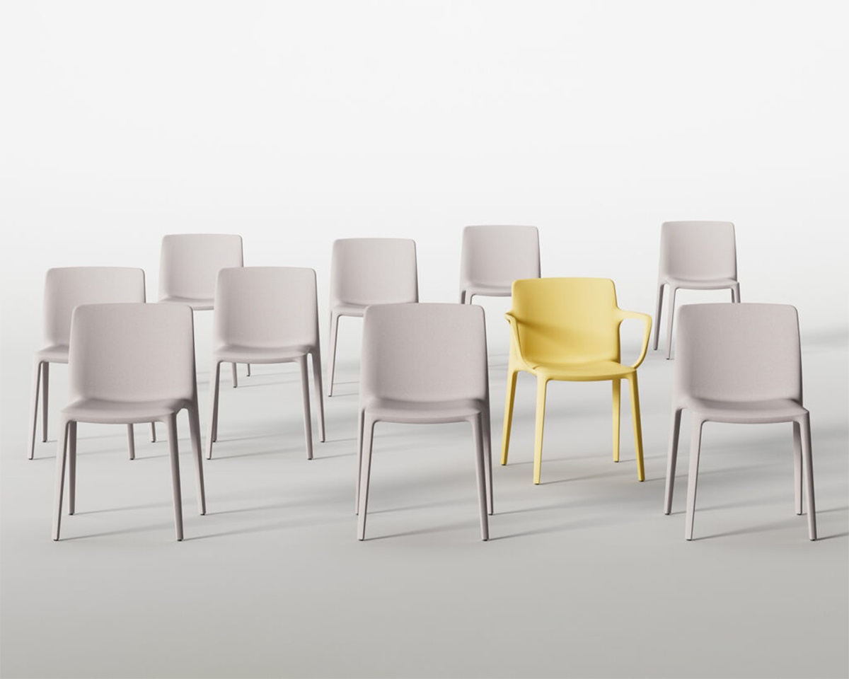 Ghế cafe nhựa nguyên khối là gì