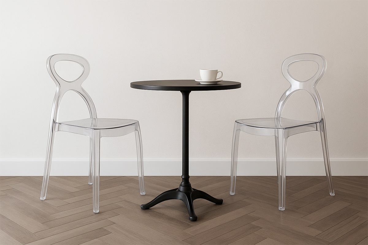 Ghế Cafe Nhựa Trong