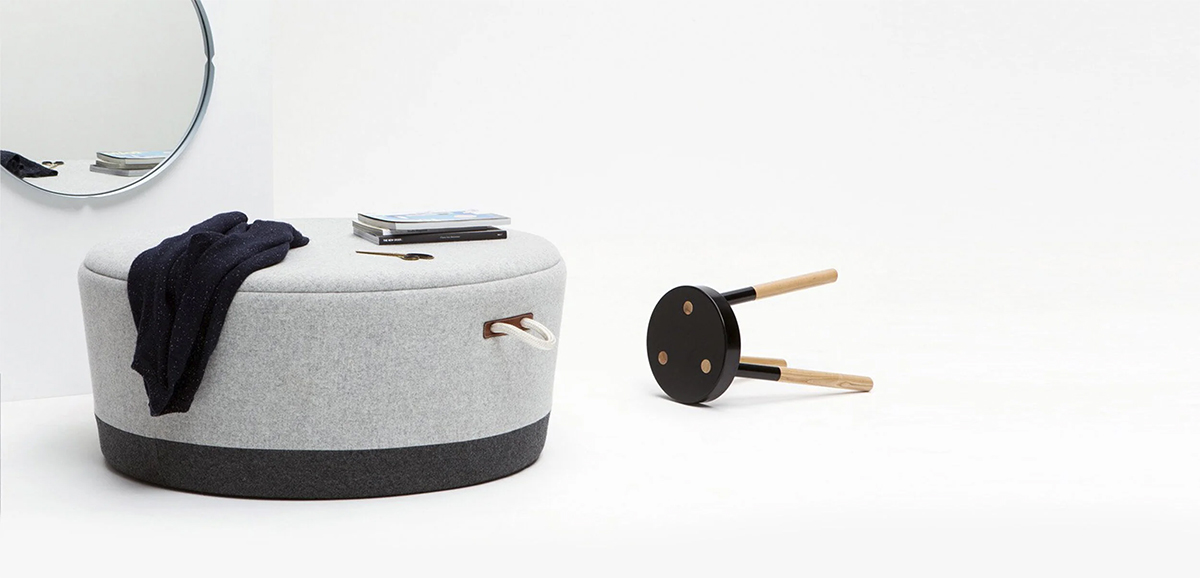 Ghế Đôn Văn Phòng Duffel Chair & Ottoman