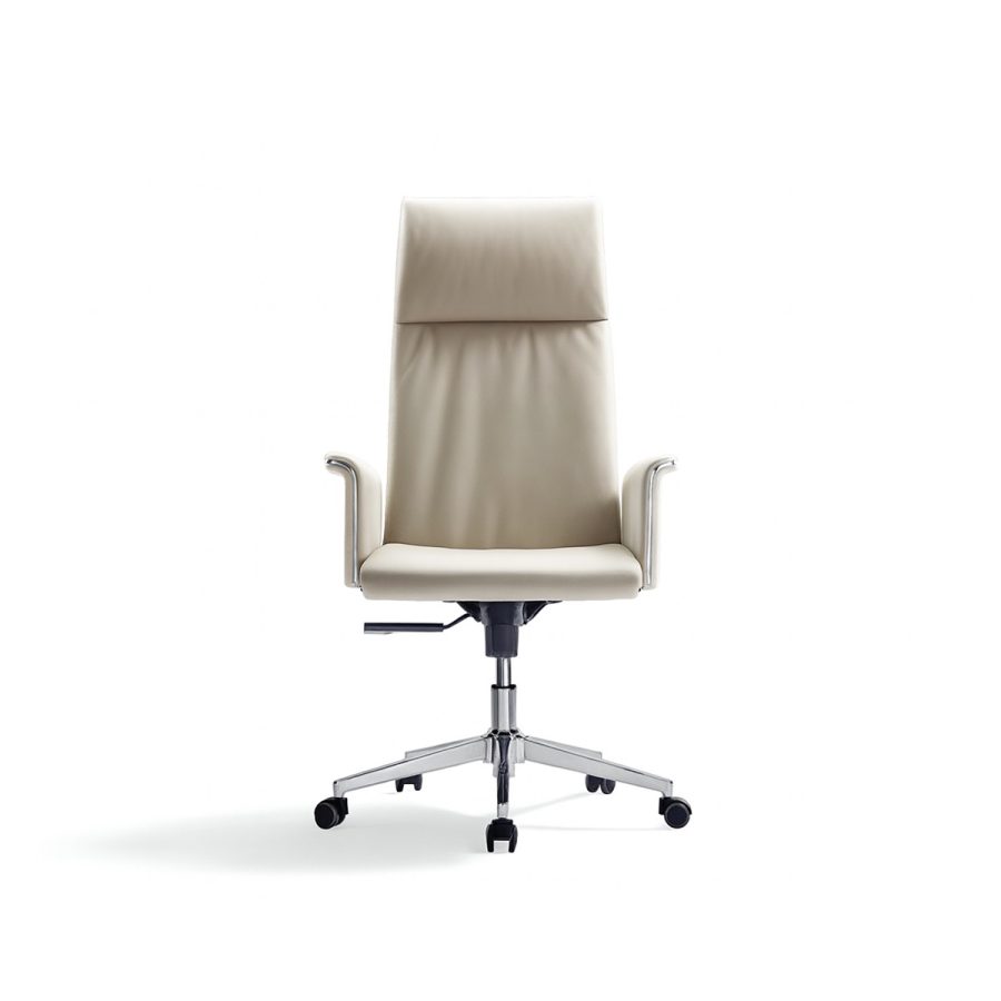 Ghế giám đốc nệm da hiện đại