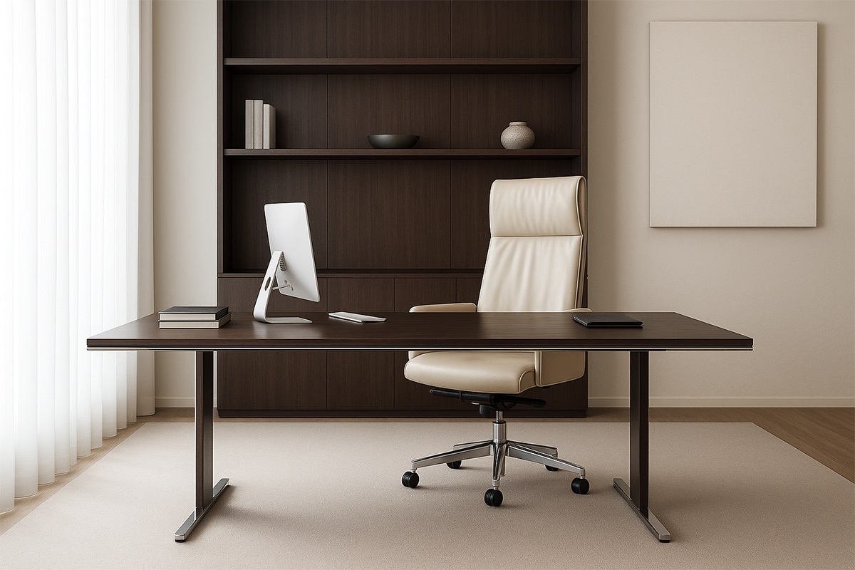 Ghế giám đốc nệm da hiện đại