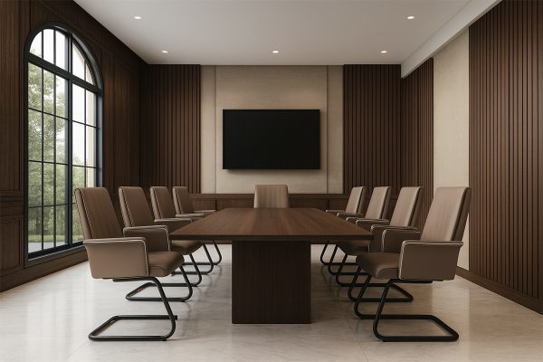 Ghế văn phòng nệm da hiện đại