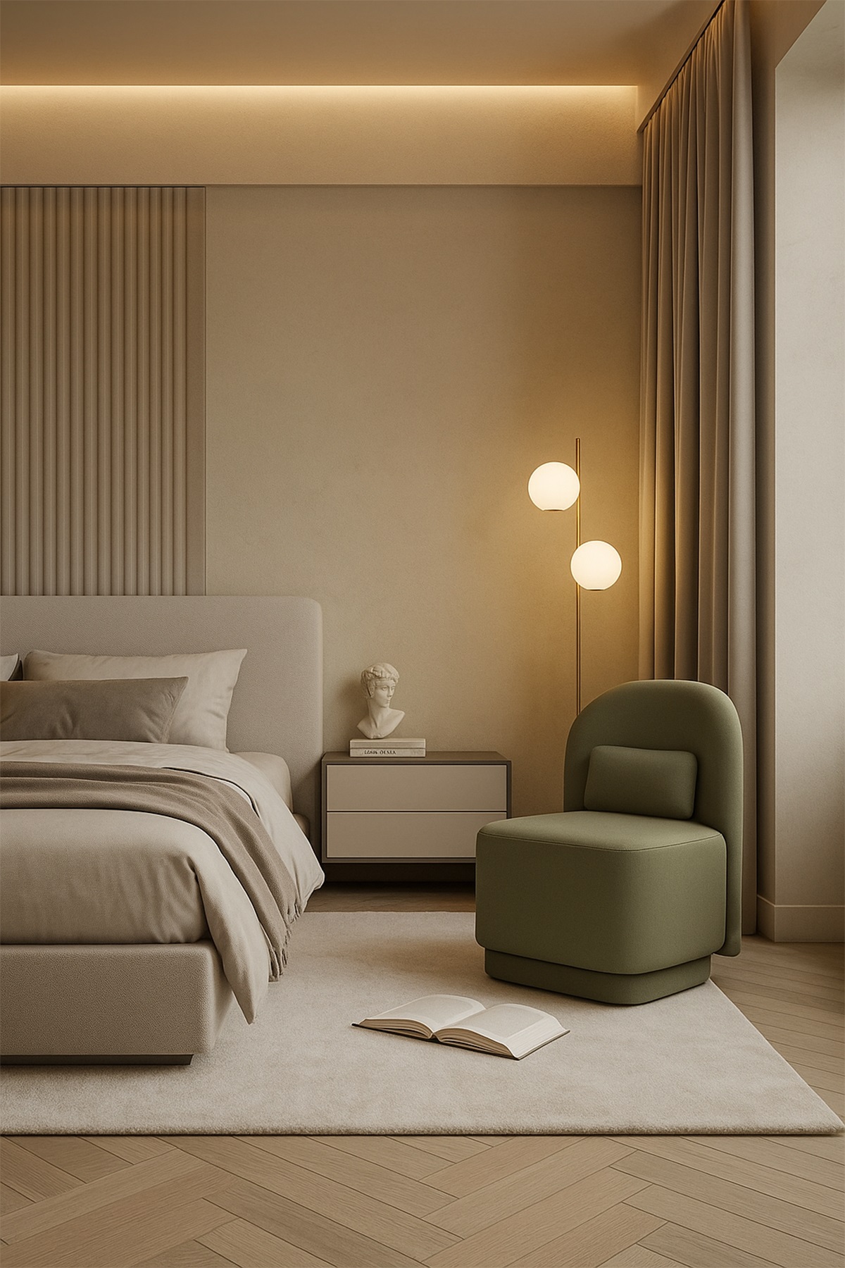 Ghế sofa đơn phòng ngủ FM-WC500