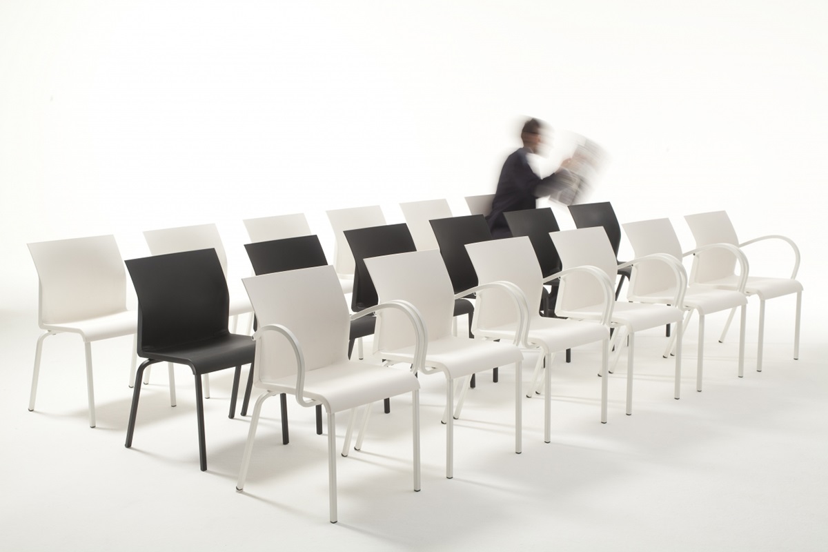 Ghế training văn phòng có tay