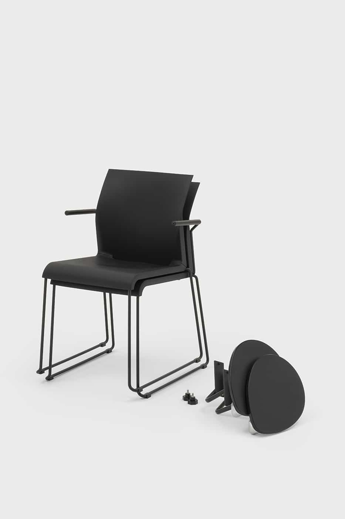 Ghế training văn phòng có bàn