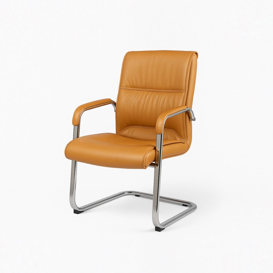 Ghế Văn Phòng Chân Quỳ Nệm Da