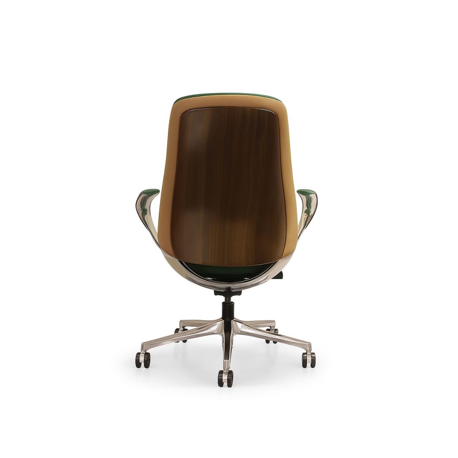 Ghế xoay văn phòng nệm da cao cấp