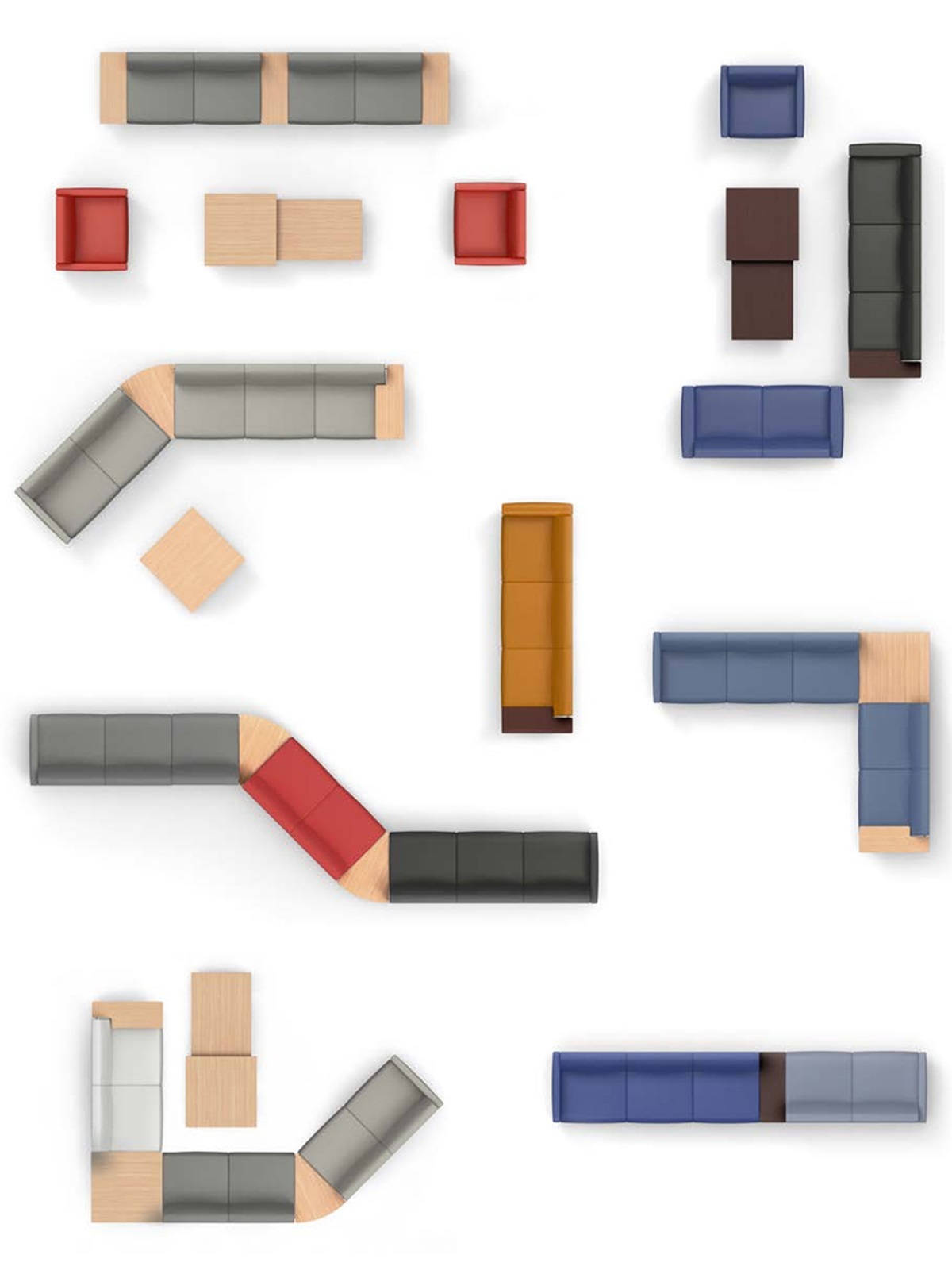 Sofa sảnh chờ dạng modul