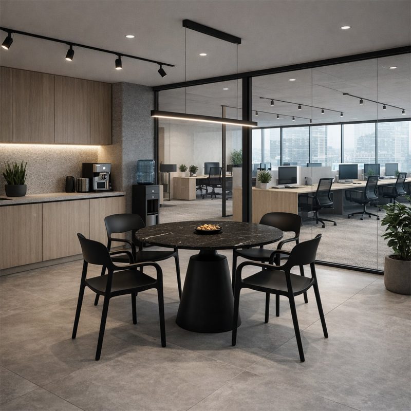 Bàn ăn mặt đá phòng pantry