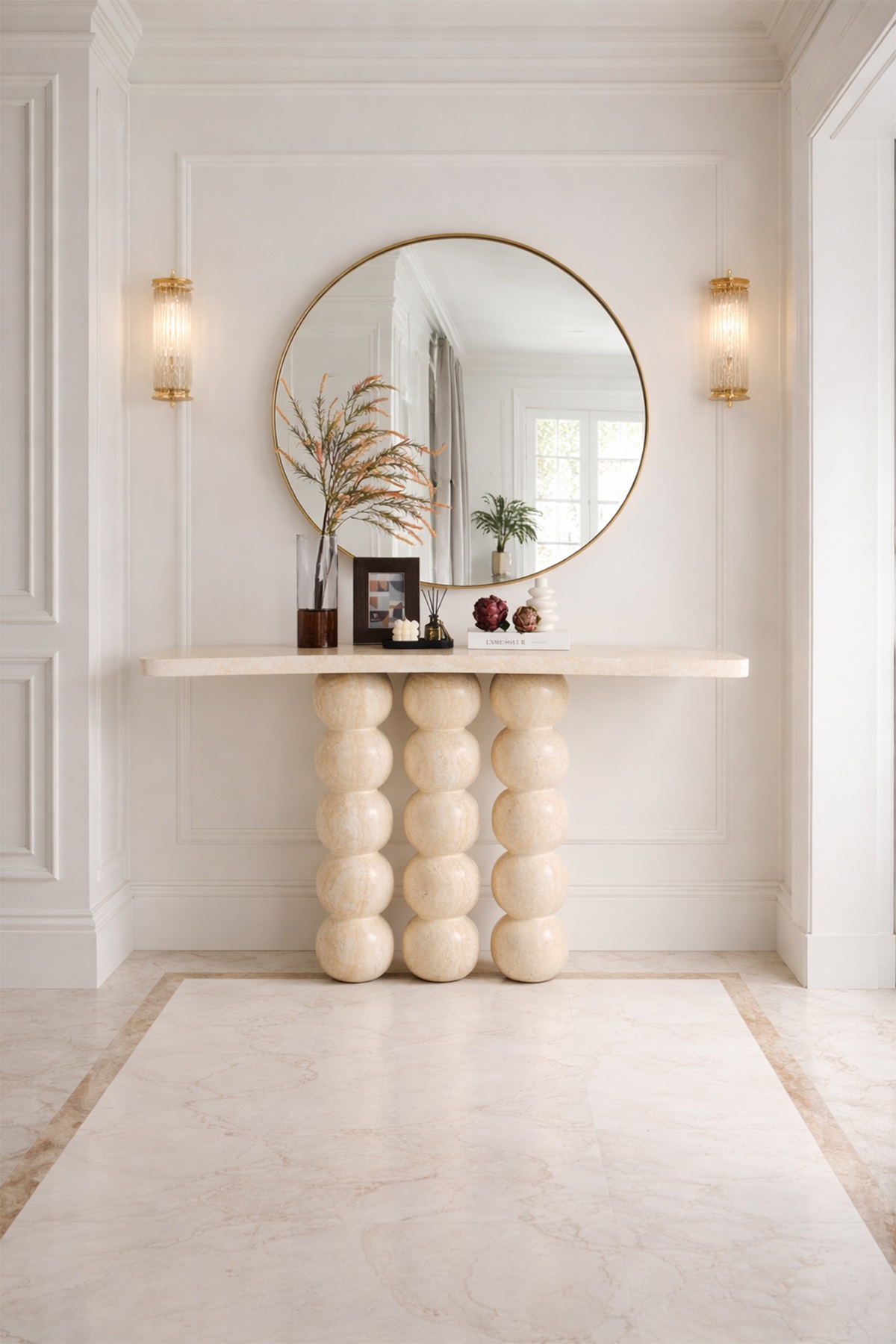 Bàn Console Đá Travertine