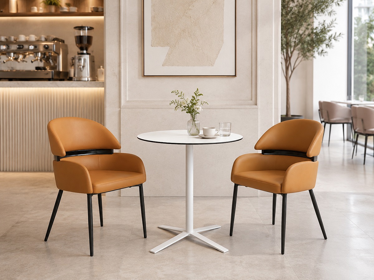 Bàn ghế nội thất cafe sang trọng
