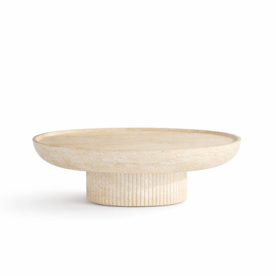 Bàn trà sofa travertine