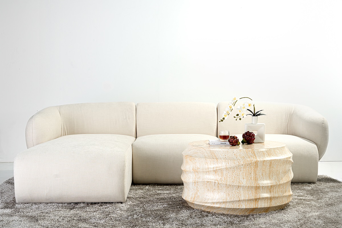 Bàn trà sofa tròn sang trọng