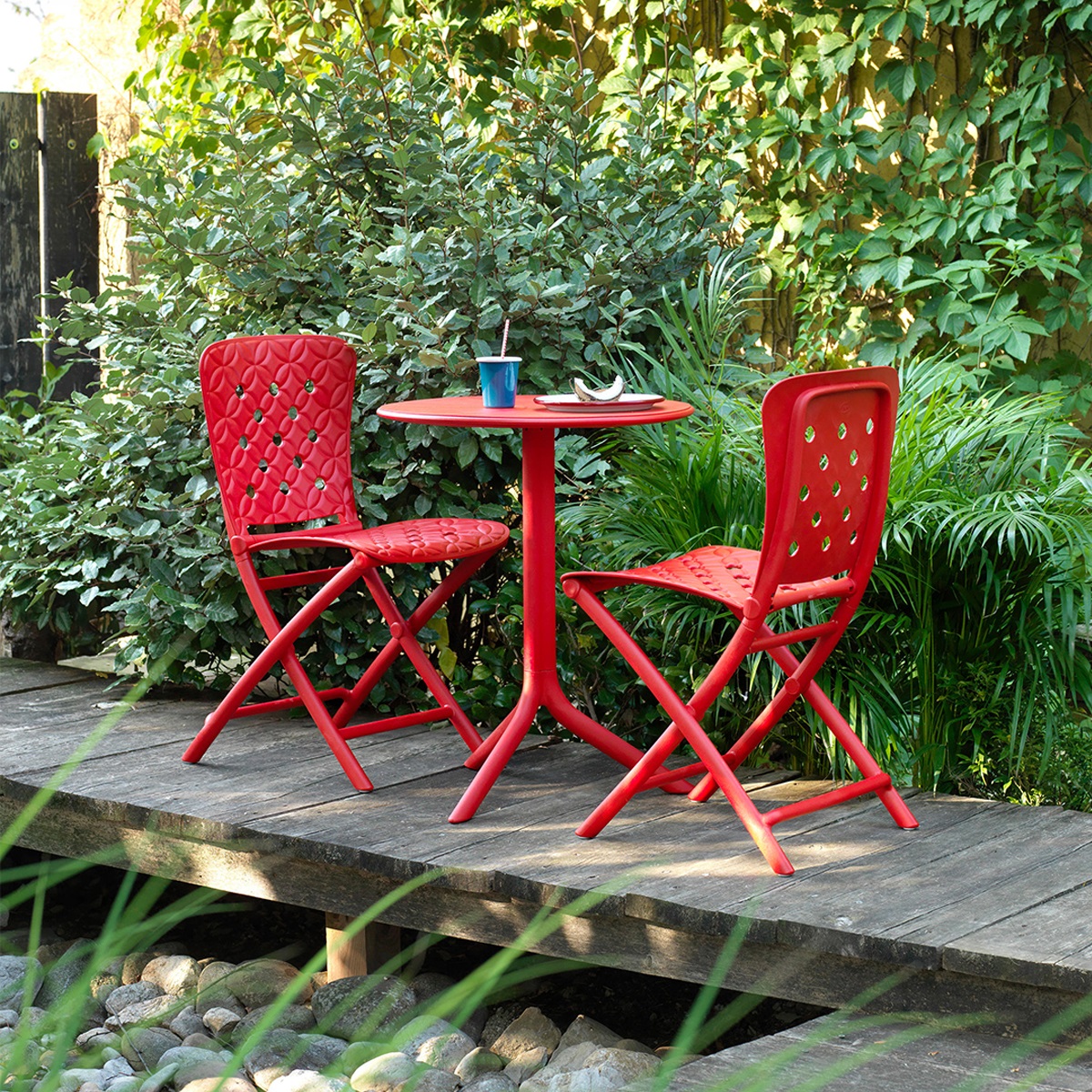 Bộ bàn ghế sân vườn ngoài trời gấp gọn