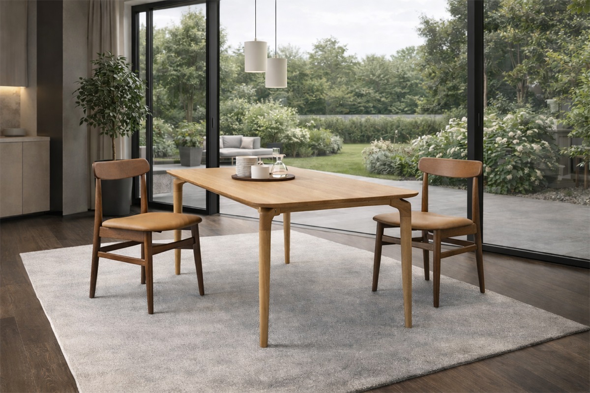 Ghế Ăn Gỗ Nệm Da Cao Cấp