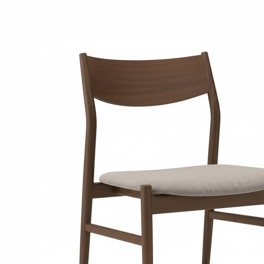 Ghế Ăn Gỗ Nệm Vải