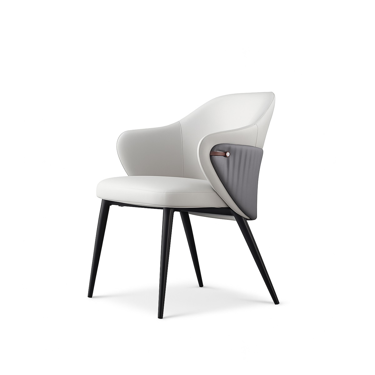 Ghế Ăn Nệm Da Chân Sắt