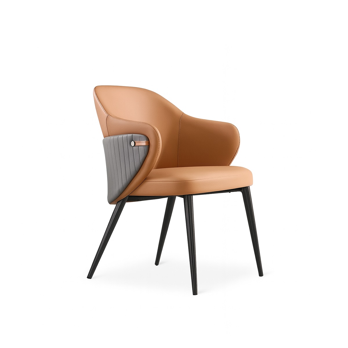 Ghế Ăn Nệm Da Chân Sắt