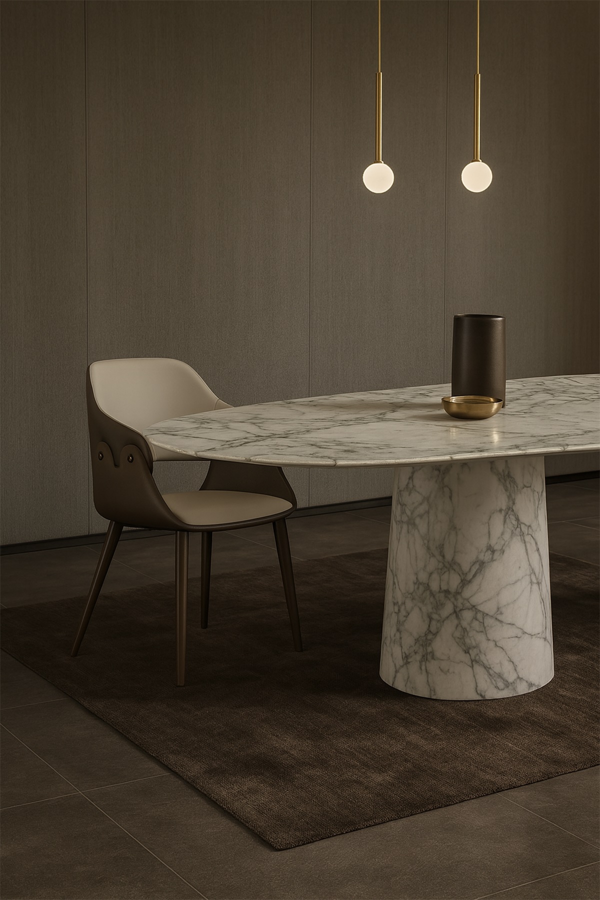 Ghế Ăn Nệm Da Chân Sắt 