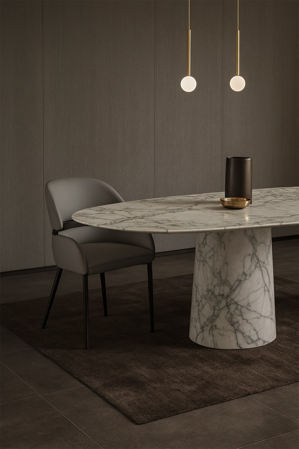 Ghế ăn nệm da sang trọng