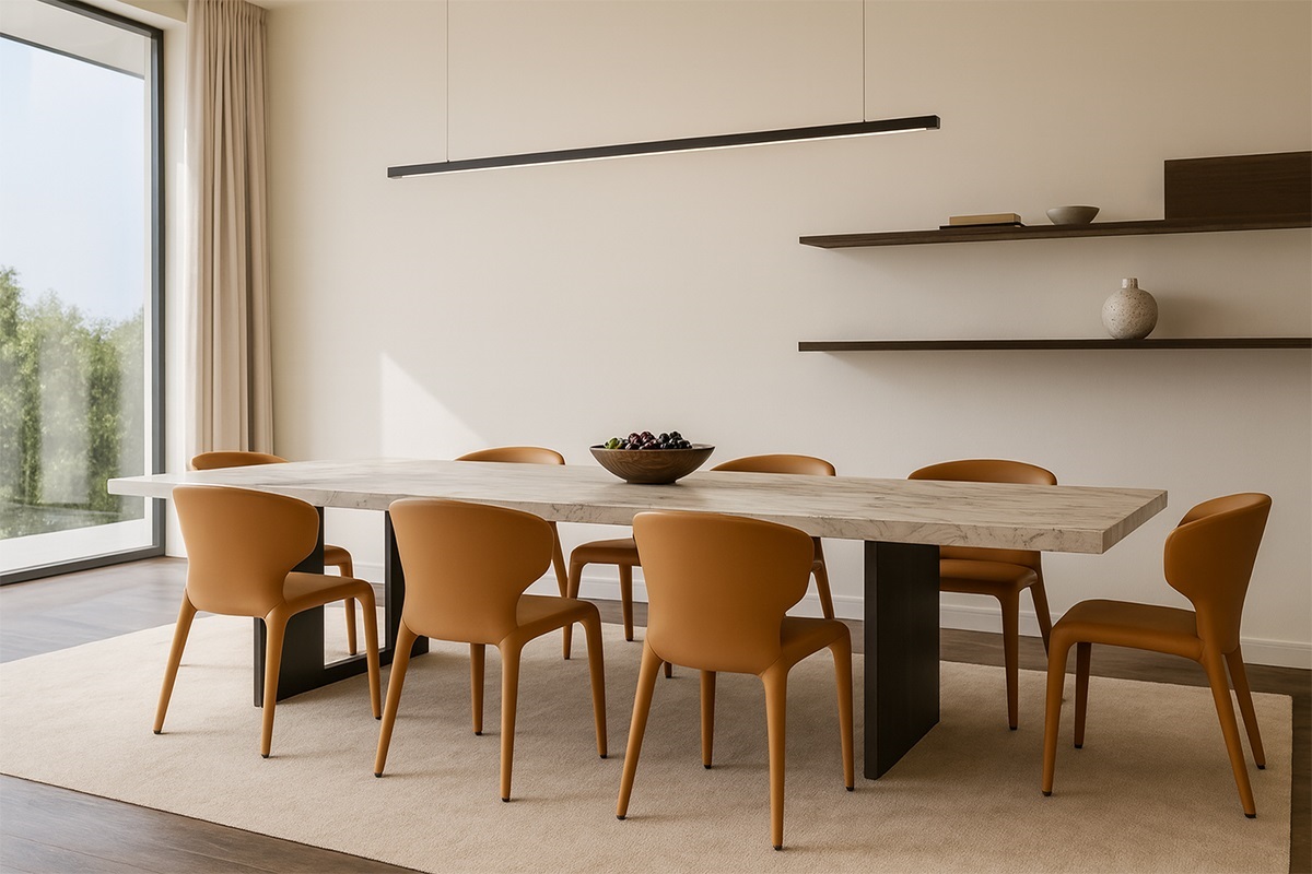 Ghế Ăn Nệm Da Sang Trọng