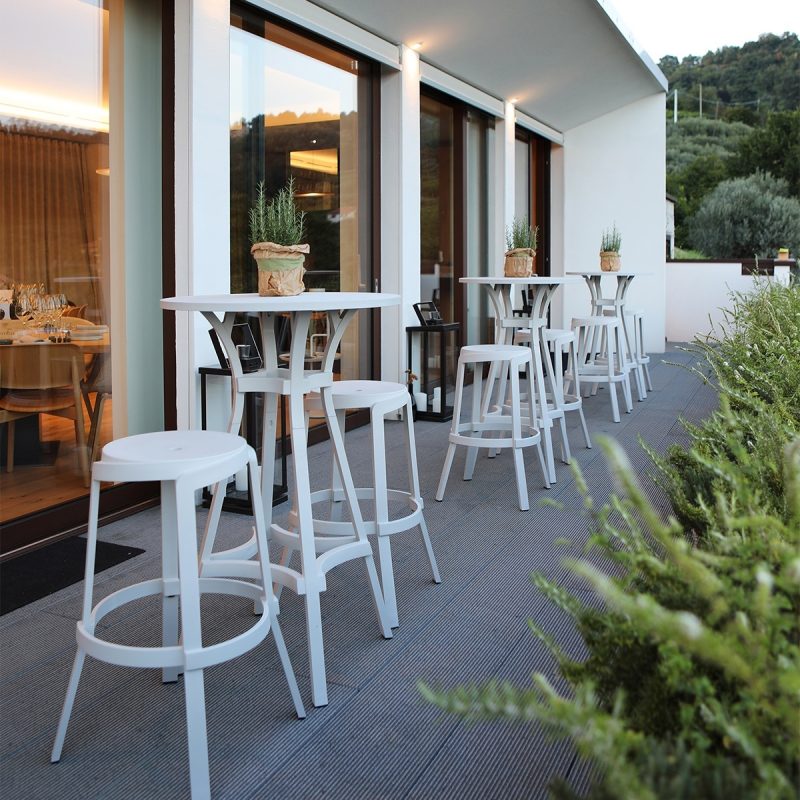 Ghế Bar Nhựa Cao Cấp Ngoài Trời