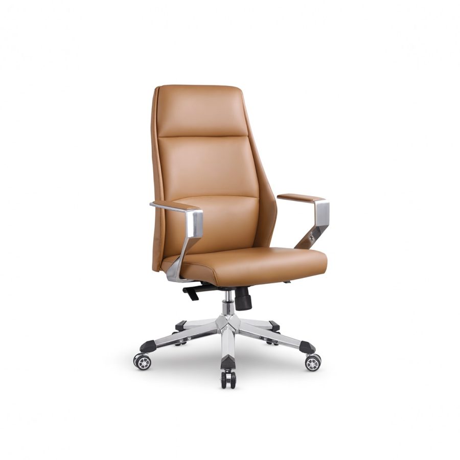 Ghế Phòng Họp Chân Quỳ Nệm Da