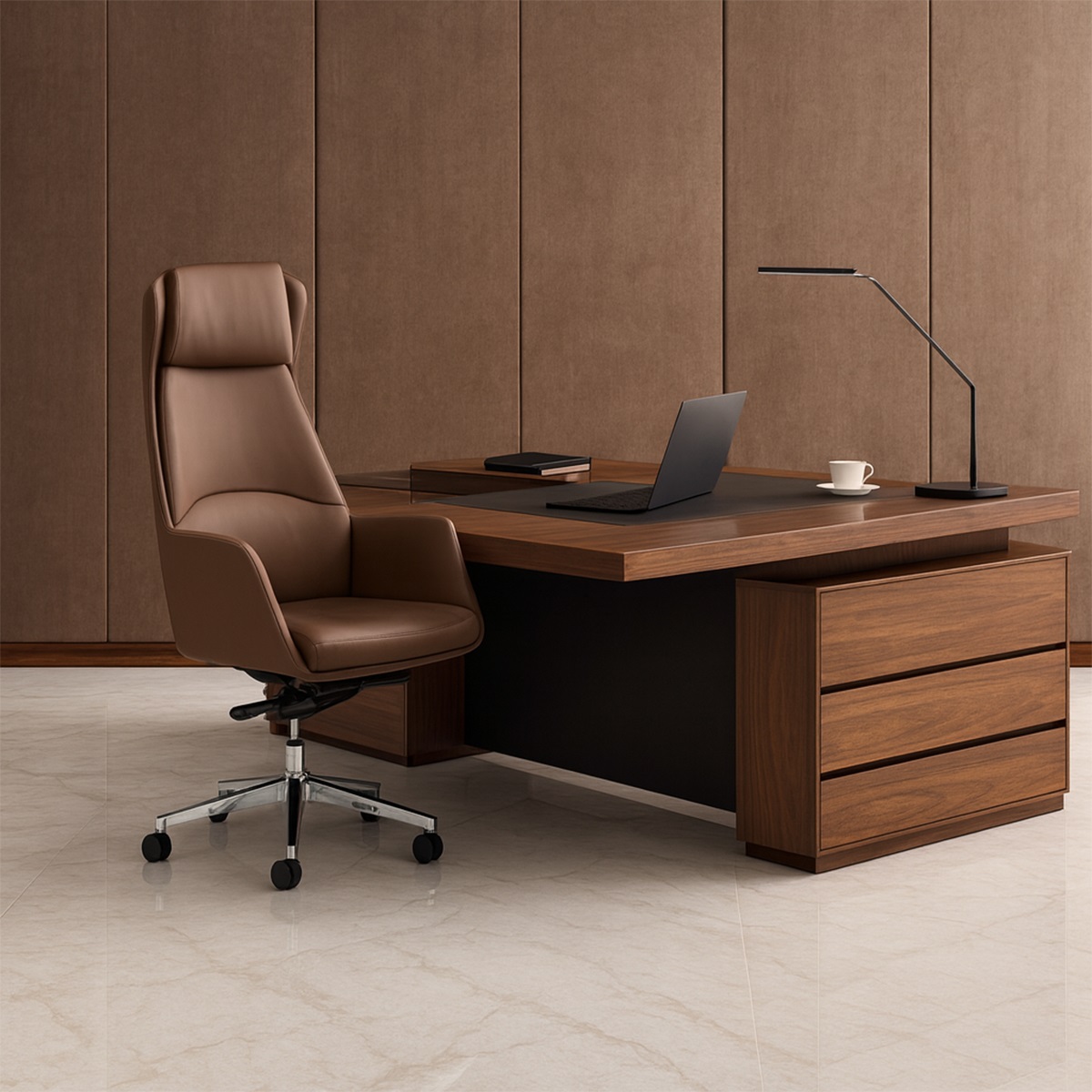 Ghế giám đốc nệm da