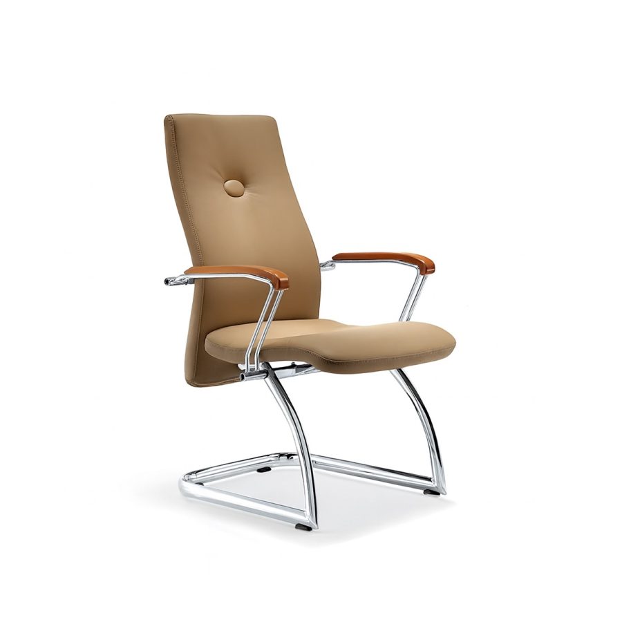 Ghế Văn Phòng Chân Quỳ Nệm Da