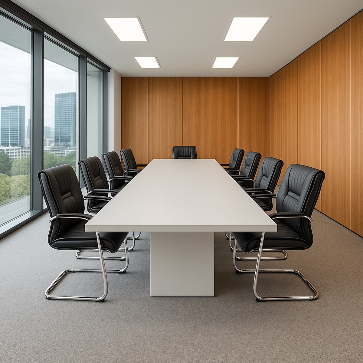 Ghế Văn Phòng Chân Quỳ Nệm Da