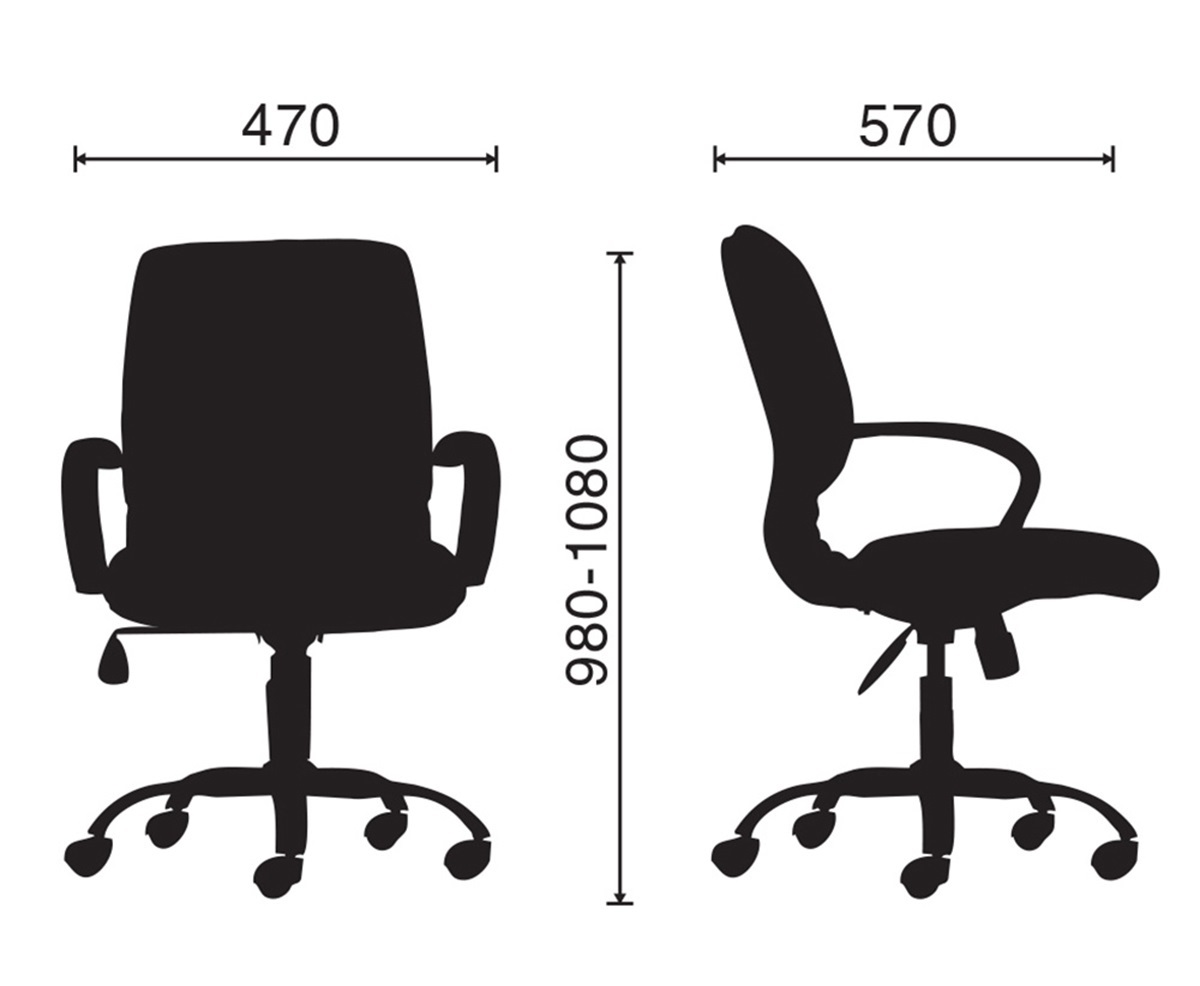 Kích thước ghế làm việc nhân viên