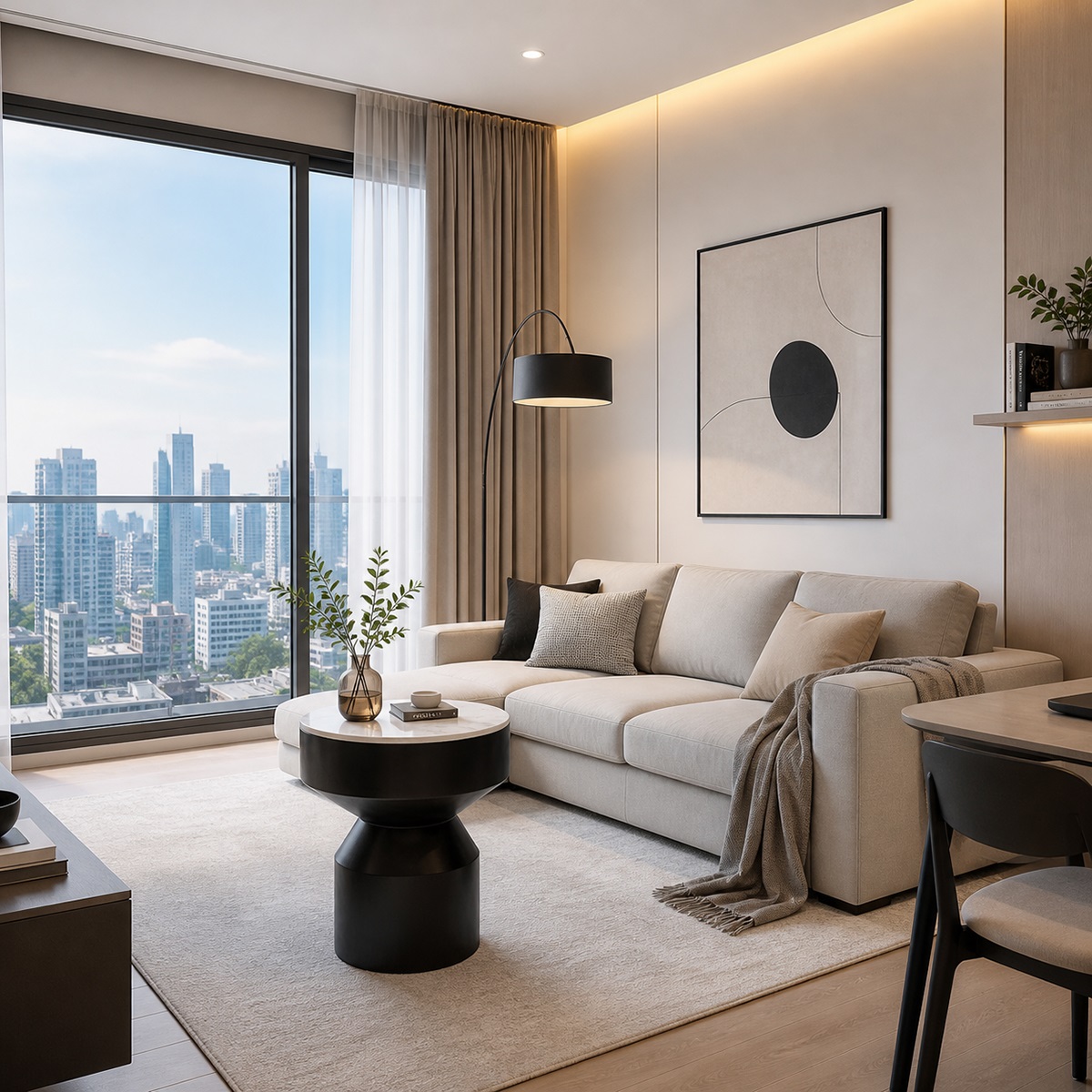 Bàn Sofa Nhỏ Gọn Cho Căn Hộ Chung Cư
