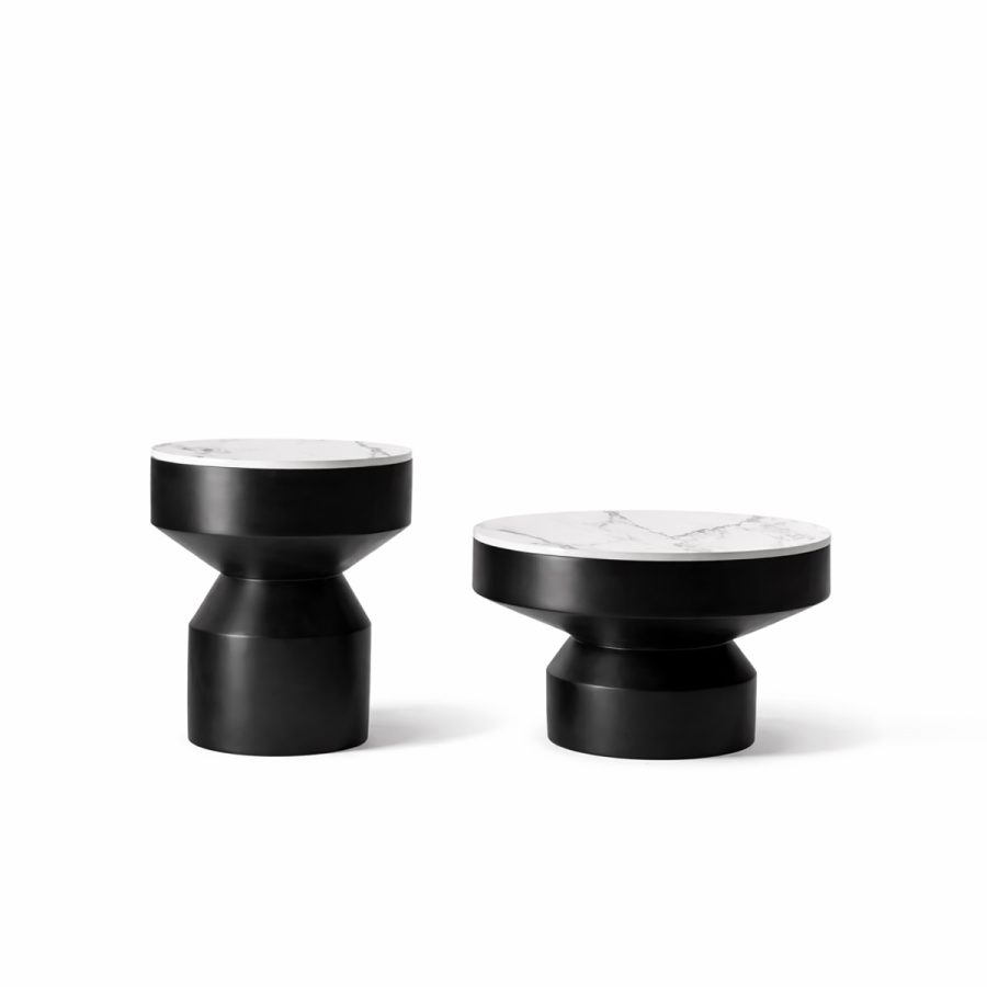 Bàn Trà Sofa Mặt Đá Tròn