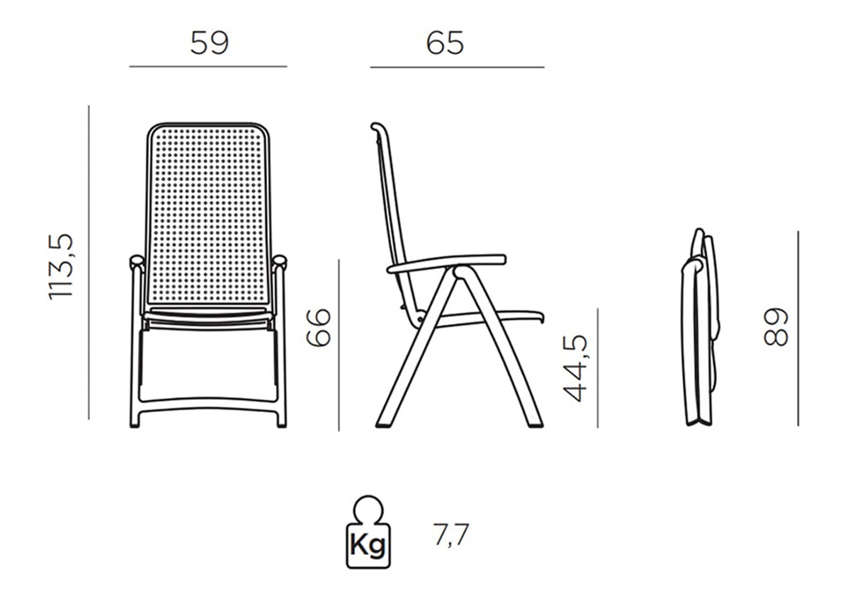 Ghế Cafe Xếp Gọn Darsena Chair