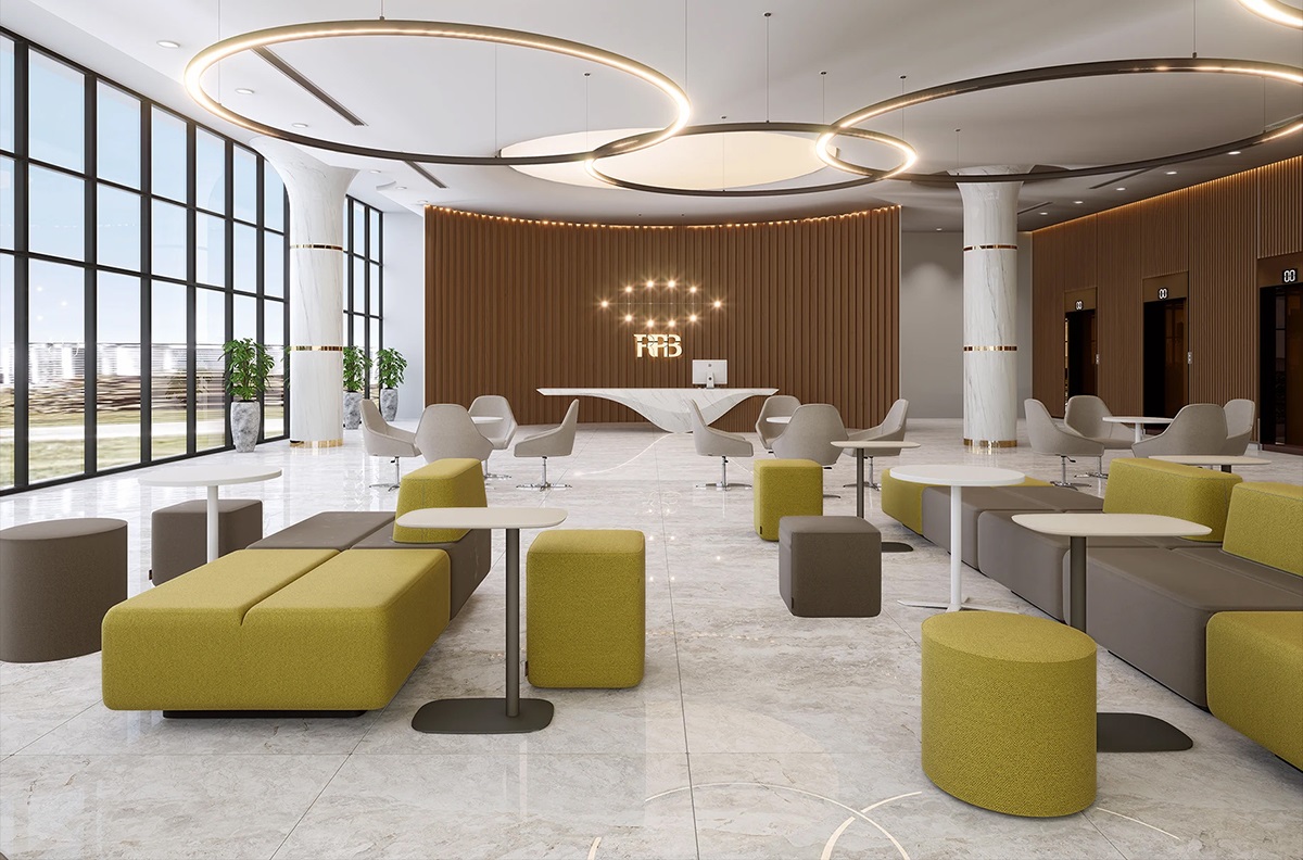 Sofa Module Tinh Gọn Cho Sảnh Chờ