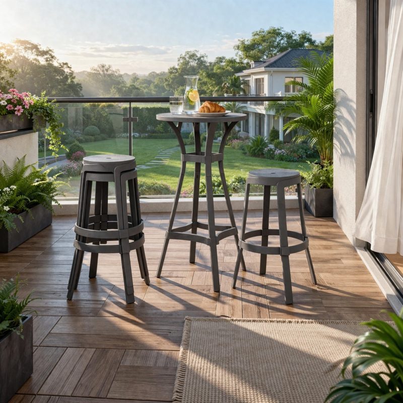 Bàn Ghế Bar Ban Công Ngoài Trời