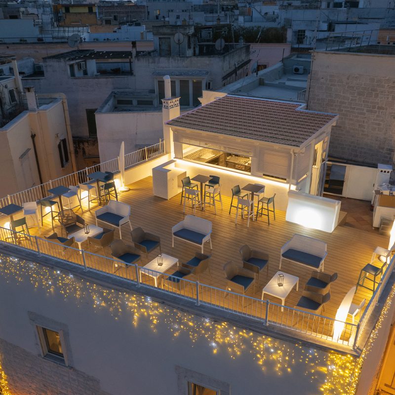 Bàn ghế cafe ngoài trời cho rooftop