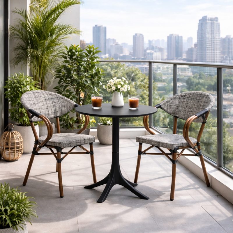 Bộ Bàn Ghế Ban Công Giả Mây