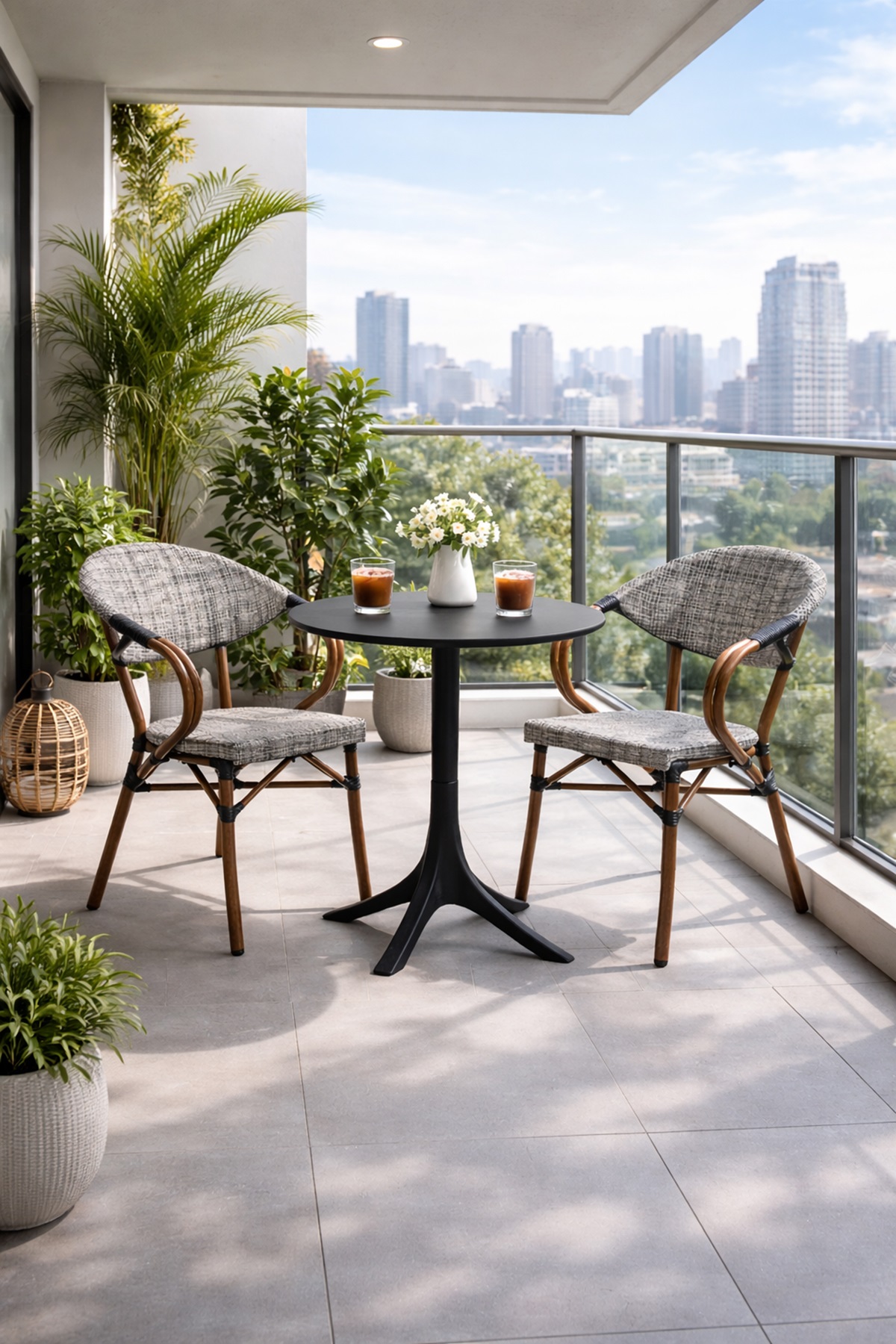 Bộ Bàn Ghế Ban Công Giả Mây