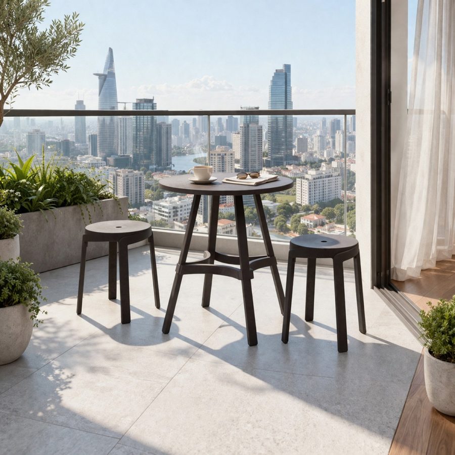 Bộ Bàn Ghế Ban Công Ngoài Trời ND-CB032