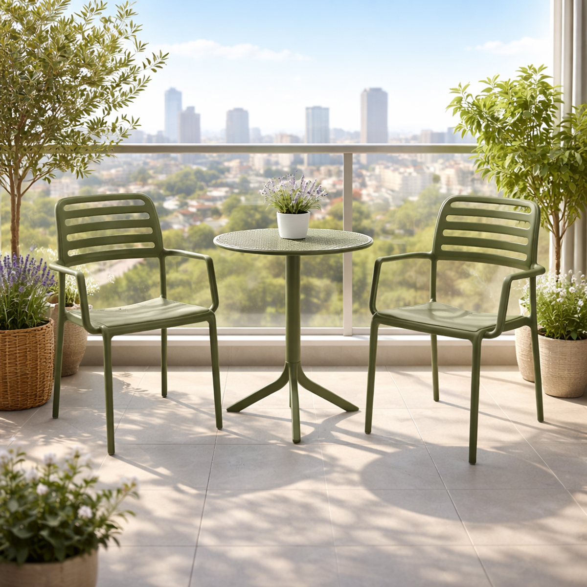 Bộ Bàn Ghế Ban Công Ngoài Trời ND-CB058