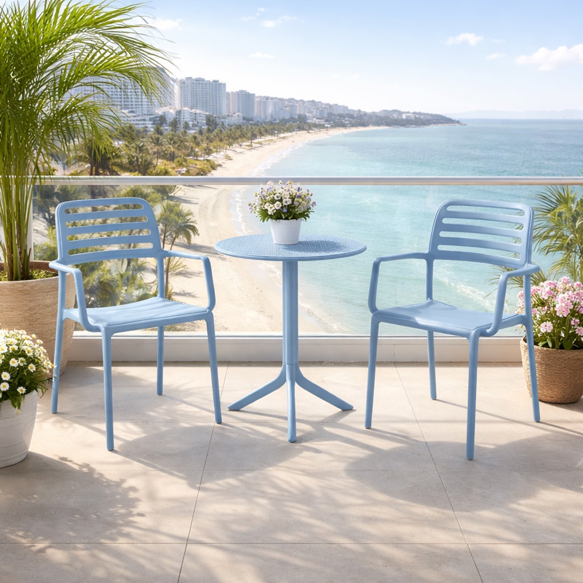 Bộ Bàn Ghế Ban Công Ngoài Trời ND-CB058