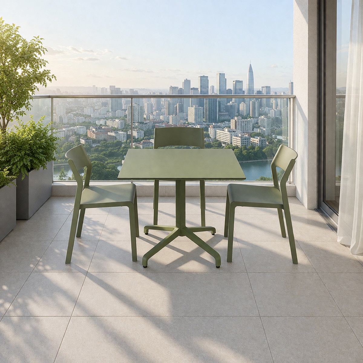 Bộ Bàn Ghế Ban Công Ngoài Trời ND-CB079