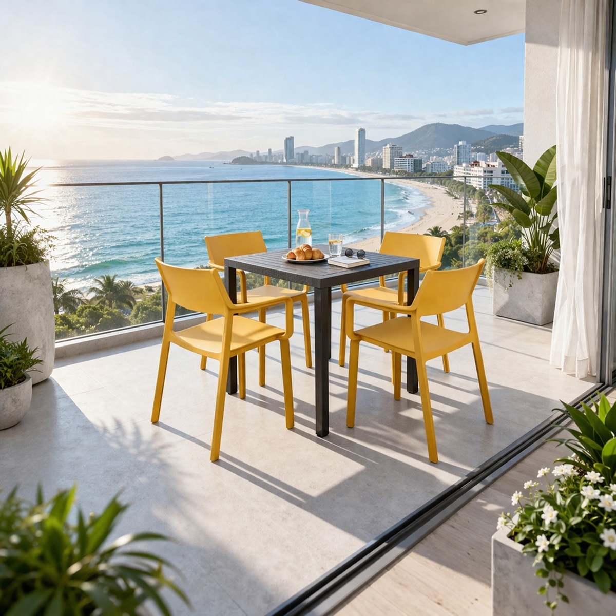 Bộ Bàn Ghế Ban Công Ngoài Trời ND-CB082