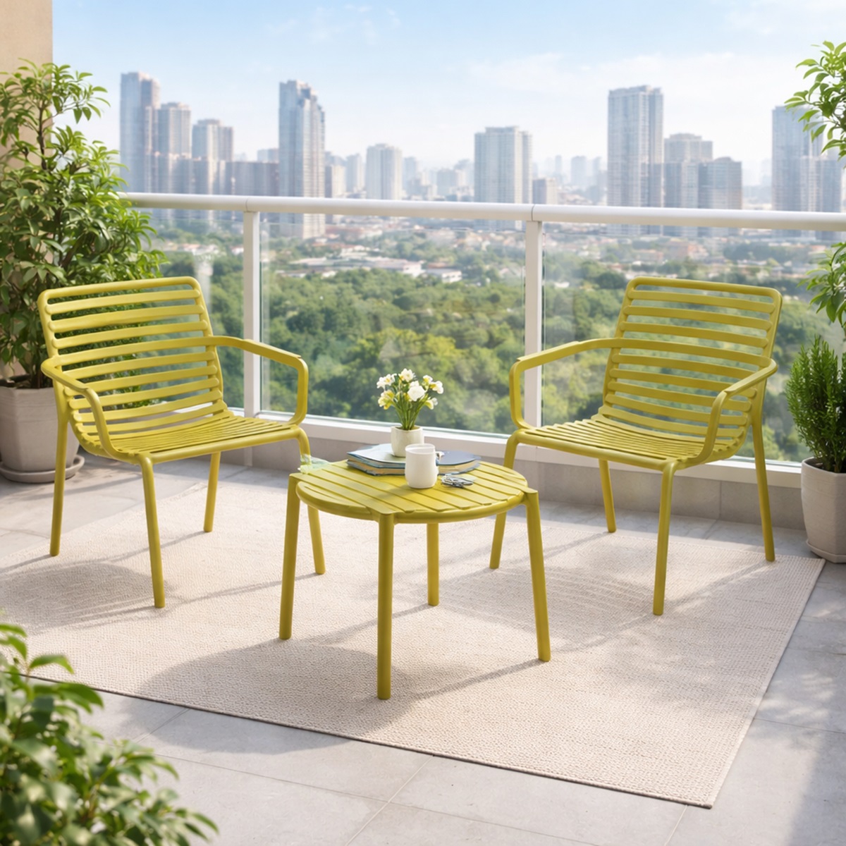 Bộ Bàn Ghế Thư Giãn Ban Công ND-CB047